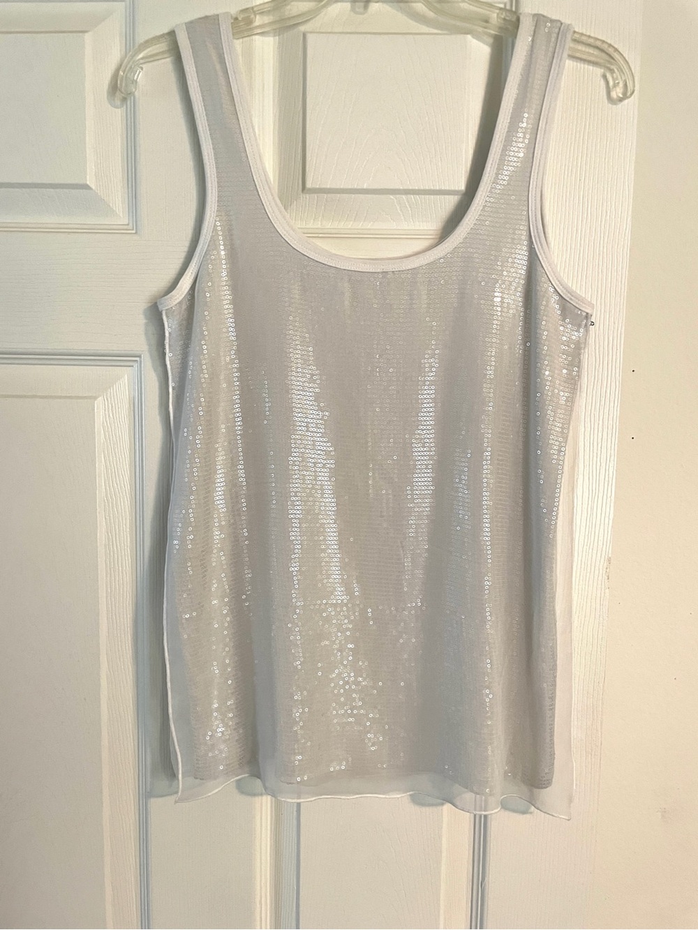 Bailey 44 Chiffon/Sequin Tank Top